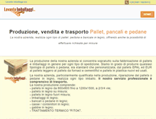 Tablet Screenshot of morellieuropallets.com